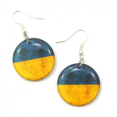 Серьги "Жовтоблакитні"