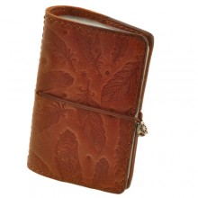 Кард-кейс 7.0 Коньяк с перьями Кард-кейс 7.0 Коньяк с перьями