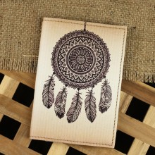 Обложка для паспорта "Ловец снов" + блокнотик