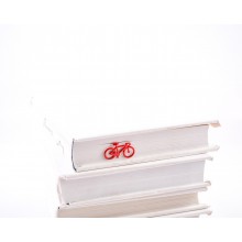 Закладка для книг Велосипед (красный) Закладка для книг Велосипед (красный)