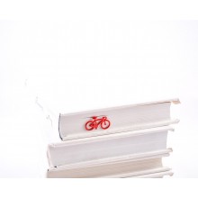 Закладка для книг Велосипед (красный) Закладка для книг Велосипед (красный)