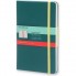 Записная книжка Moleskine Contrast средний A5 линия шалфей