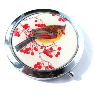 Карманное зеркальце "Кардинал"