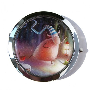 Карманное зеркальце "Сонная овца"