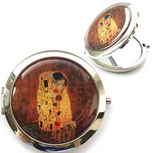 Карманное зеркальце "Климт Поцелуй" Карманное зеркальце "Климт Поцелуй"