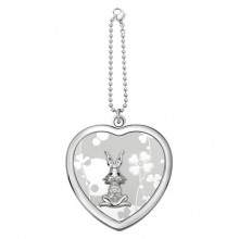 Зеркальце в виде сердца "Зайчик"